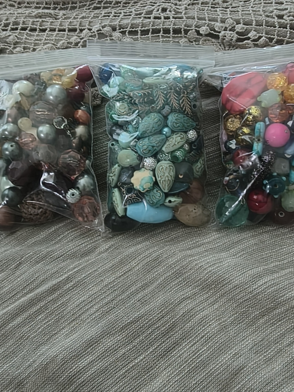 Mixed Bead Lot - Multicolor Craft Beads